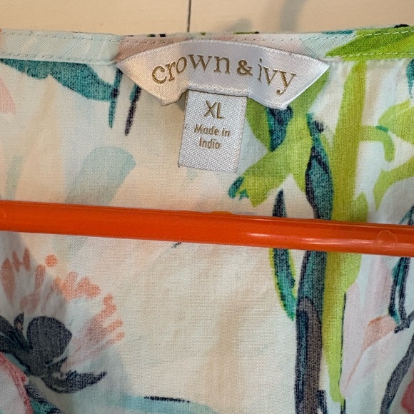 Crown & Ivy Floral women’s Dress - Pink and Green - Picture 6 of 6